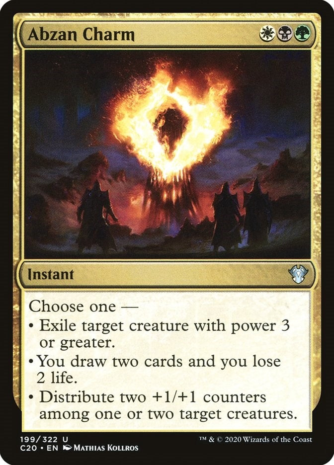 Image for Abzan Charm (Commander 2020) (199) - Magic: The Gathering