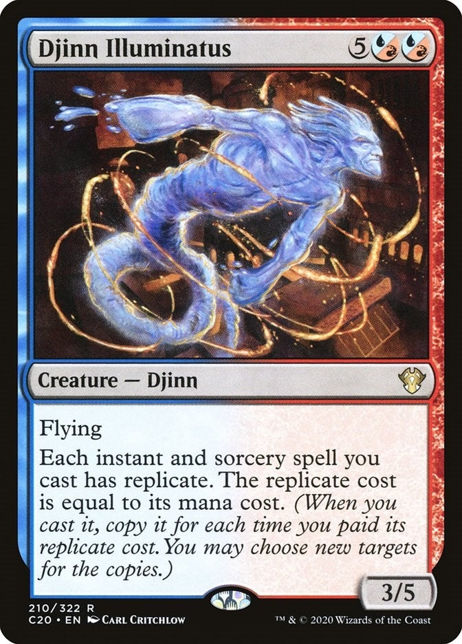 Image for Djinn Illuminatus (Commander 2020) (210) - Magic: The Gathering