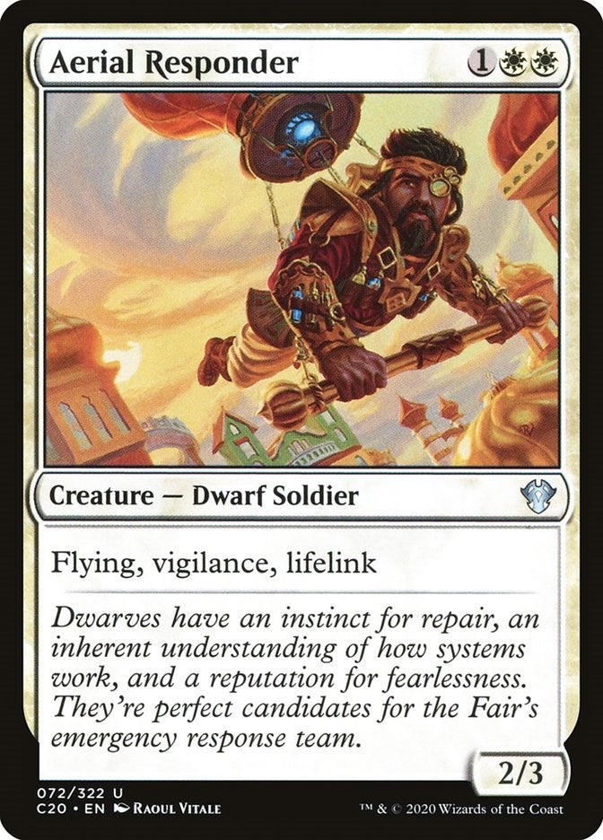 Image for Aerial Responder (Commander 2020) (72) - Magic: The Gathering