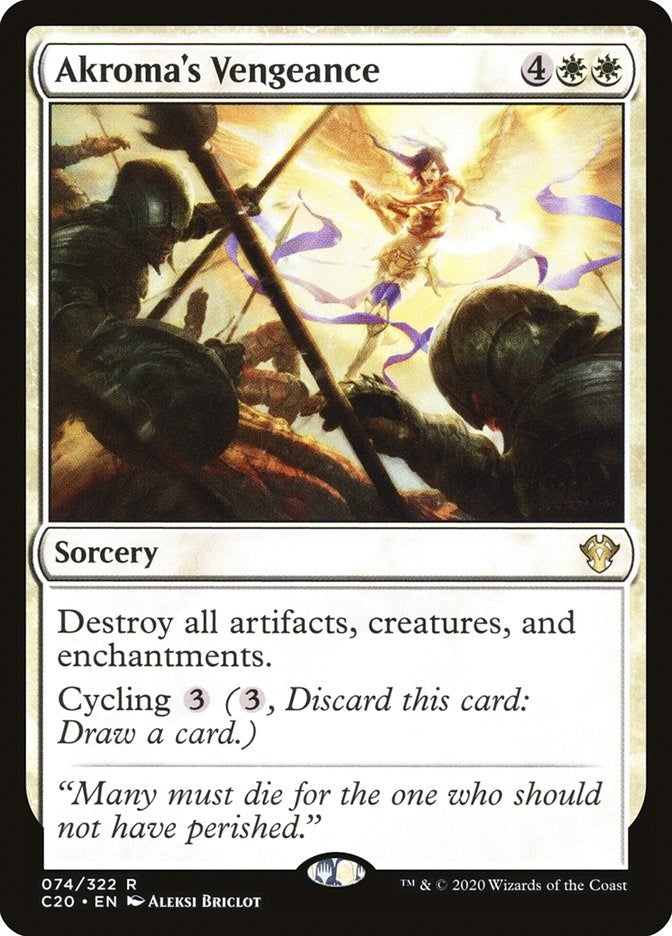 Image for Akroma's Vengeance (Commander 2020) (74) - Magic: The Gathering