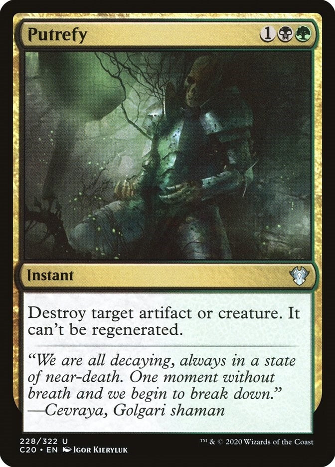 Image for Putrefy (Commander 2020) (228) - Magic: The Gathering