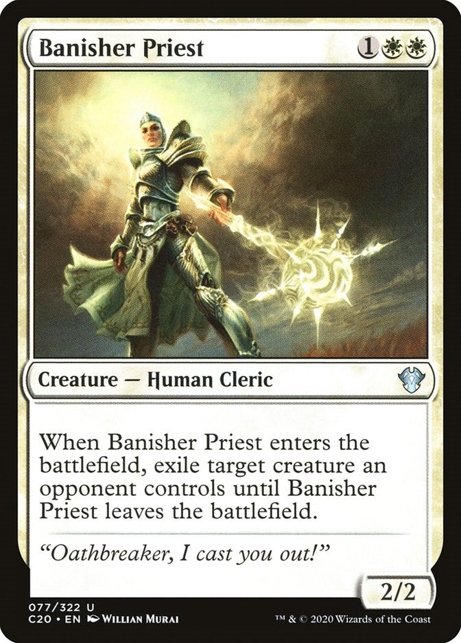 Image for Banisher Priest (Commander 2020) (77) - Magic: The Gathering