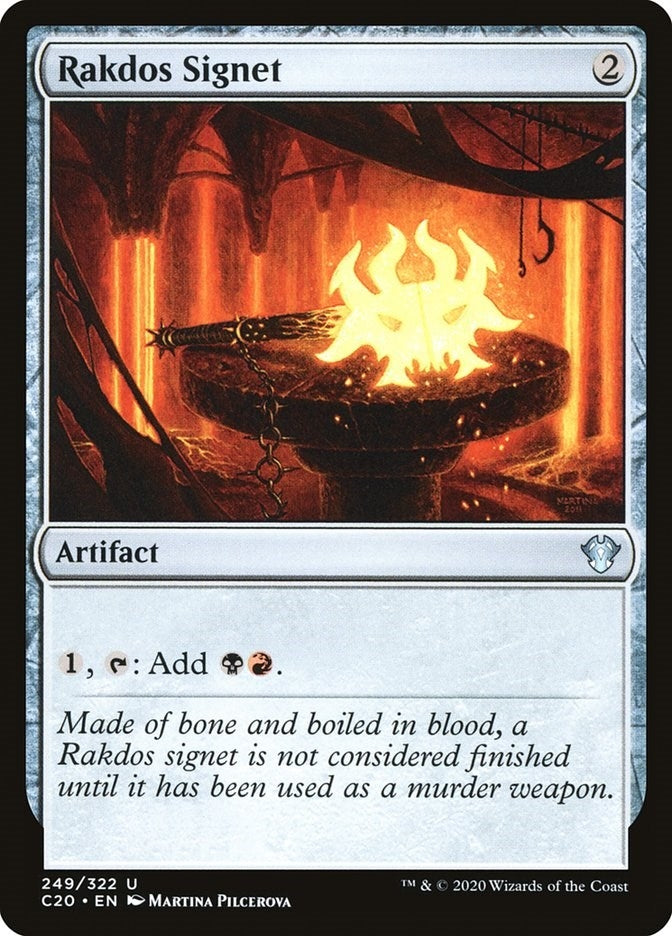 Image for Rakdos Signet (Commander 2020) (249) - Magic: The Gathering