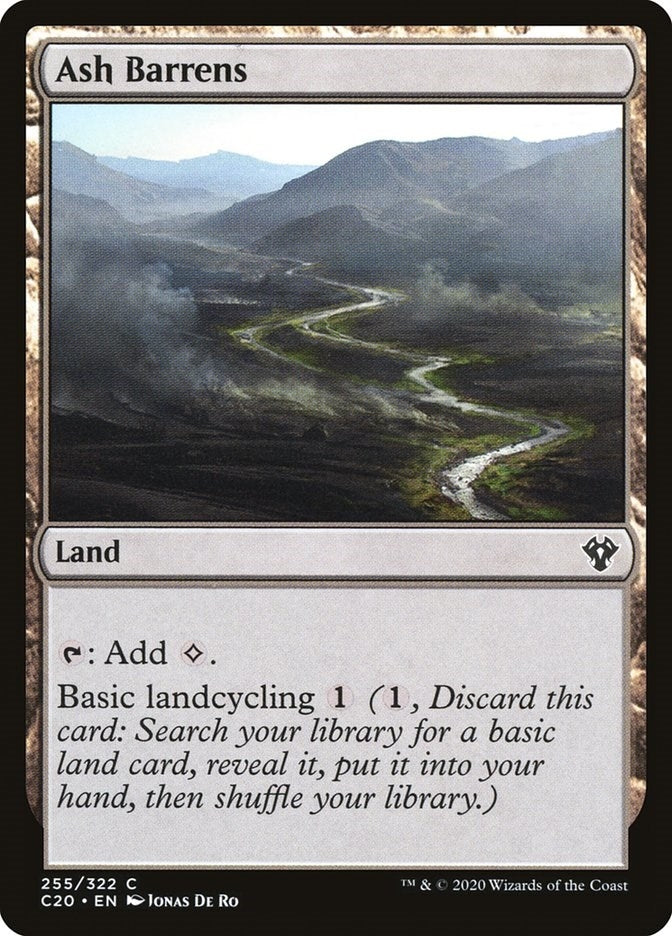Image for Ash Barrens (Commander 2020) (255) - Magic: The Gathering
