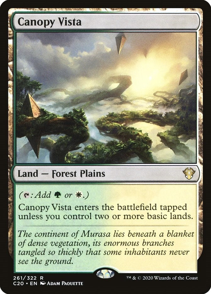 Image for Canopy Vista (Commander 2020) (261) - Magic: The Gathering