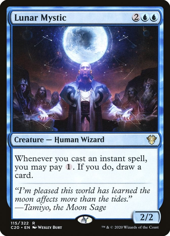 Image for Lunar Mystic (Commander 2020) (115) - Magic: The Gathering