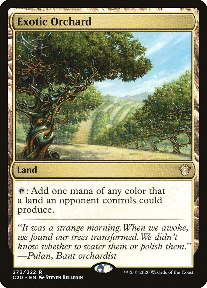 Image for Exotic Orchard (Commander 2020) (273) - Magic: The Gathering