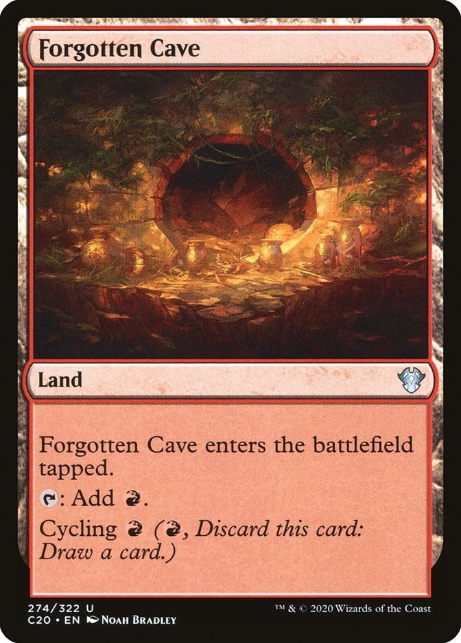 Image for Forgotten Cave (Commander 2020) (274) - Magic: The Gathering