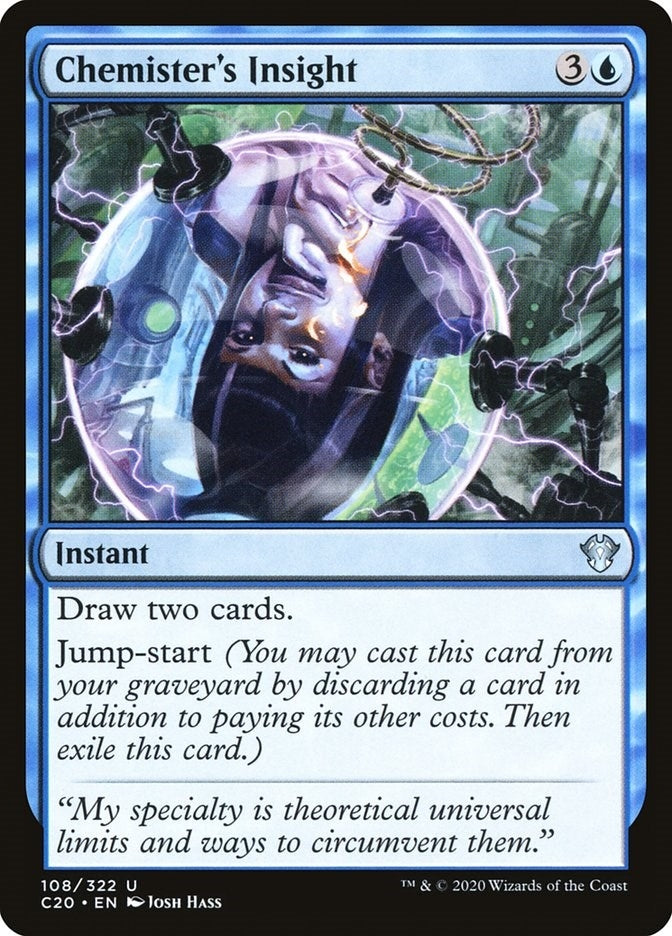 Image for Chemister's Insight (Commander 2020) (108) - Magic: The Gathering