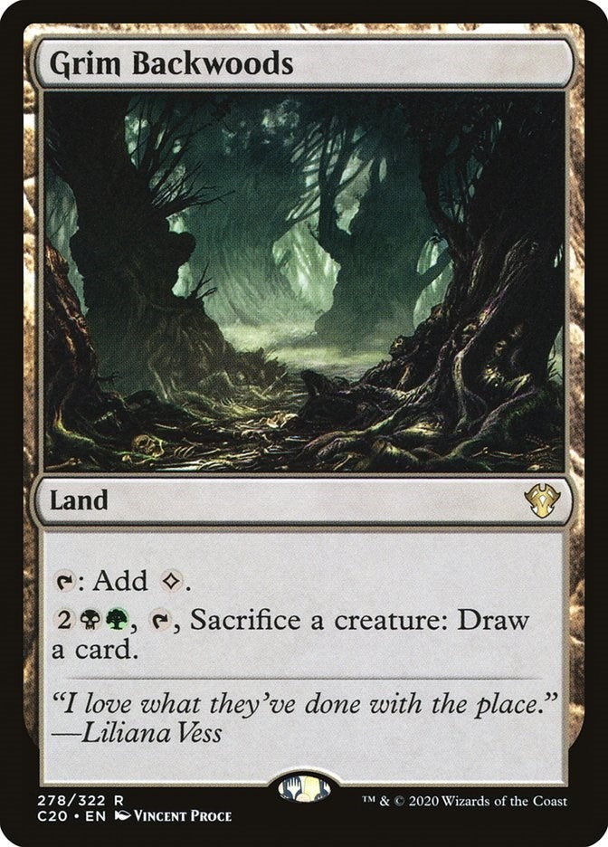 Image for Grim Backwoods (Commander 2020) (278) - Magic: The Gathering