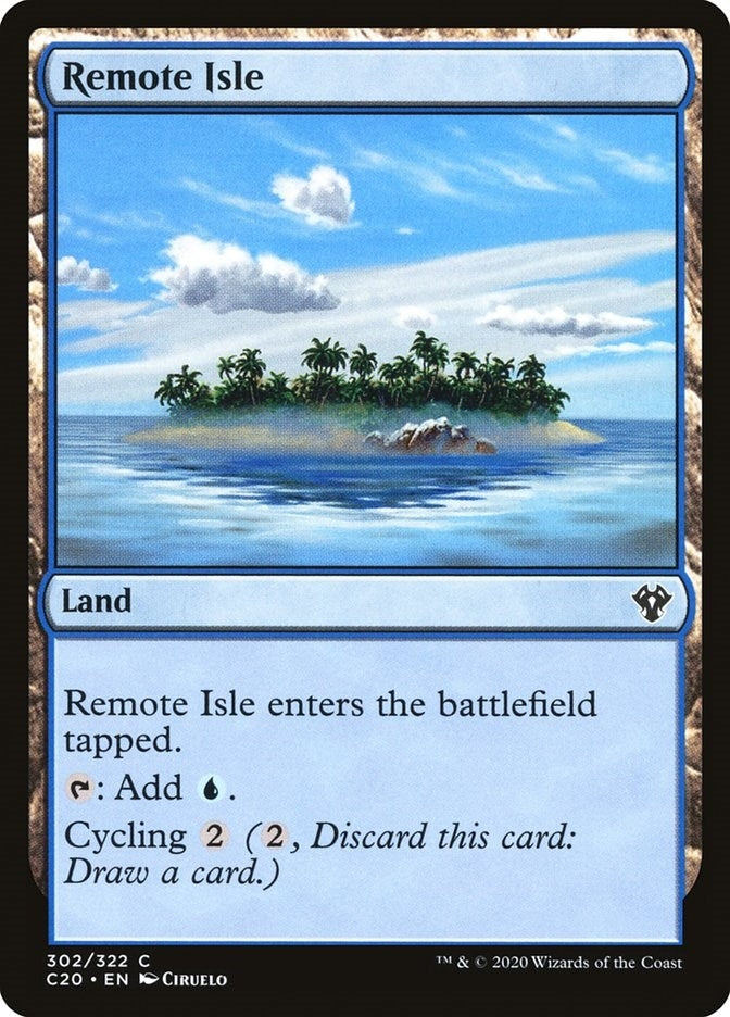 Image for Remote Isle (Commander 2020) (302) - Magic: The Gathering