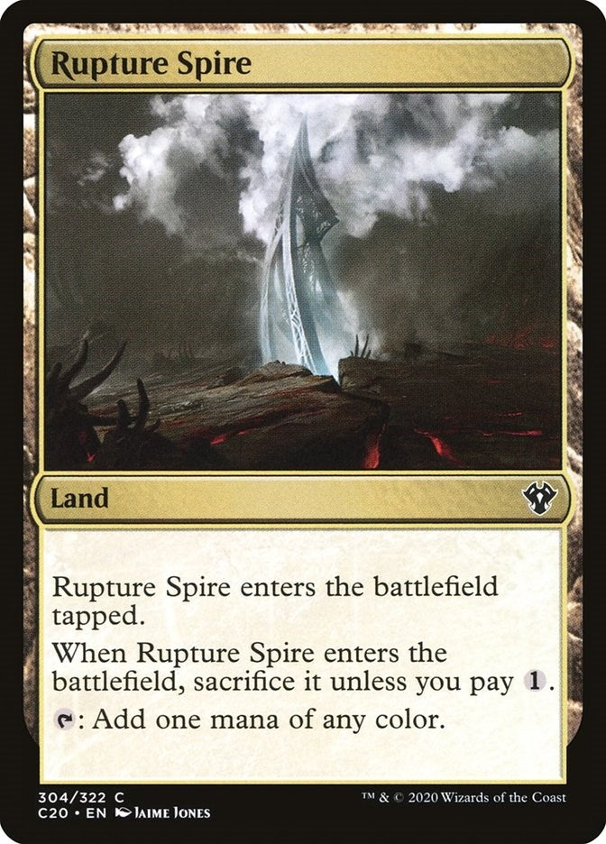 Image for Rupture Spire (Commander 2020) (304) - Magic: The Gathering
