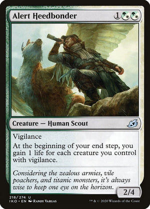 Image for Alert Heedbonder (Ikoria: Lair of Behemoths) (218) - Magic: The Gathering