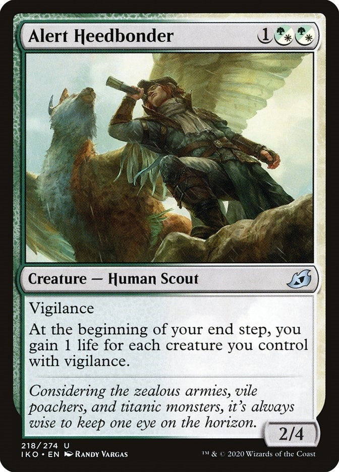Image for Alert Heedbonder (Ikoria: Lair of Behemoths) (218) - Magic: The Gathering