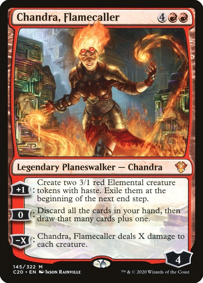 Image for Chandra, Flamecaller (Commander 2020) (145) - Magic: The Gathering