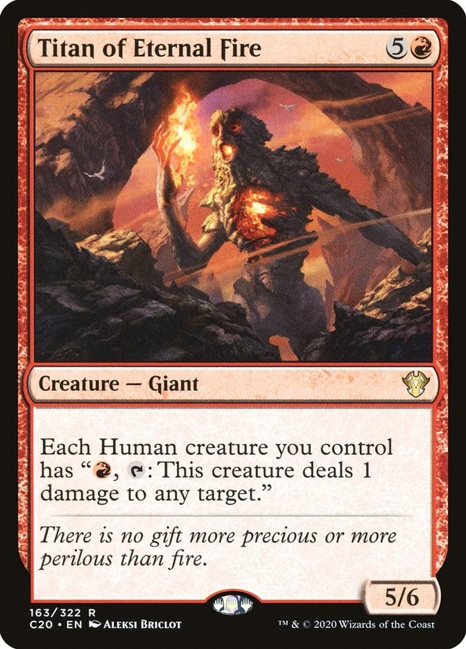 Image for Titan of Eternal Fire (Commander 2020) (163) - Magic: The Gathering