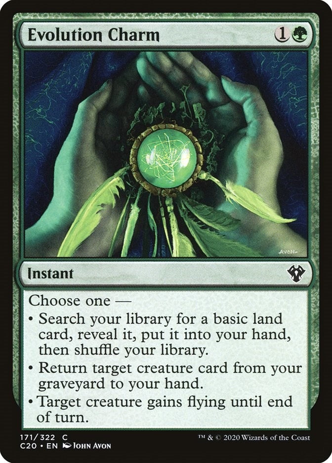 Image for Evolution Charm (Commander 2020) (171) - Magic: The Gathering