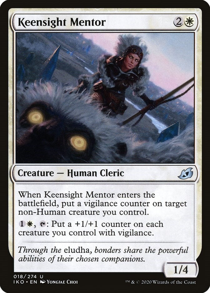 Image for Keensight Mentor (Ikoria: Lair of Behemoths) (18) - Magic: The Gathering