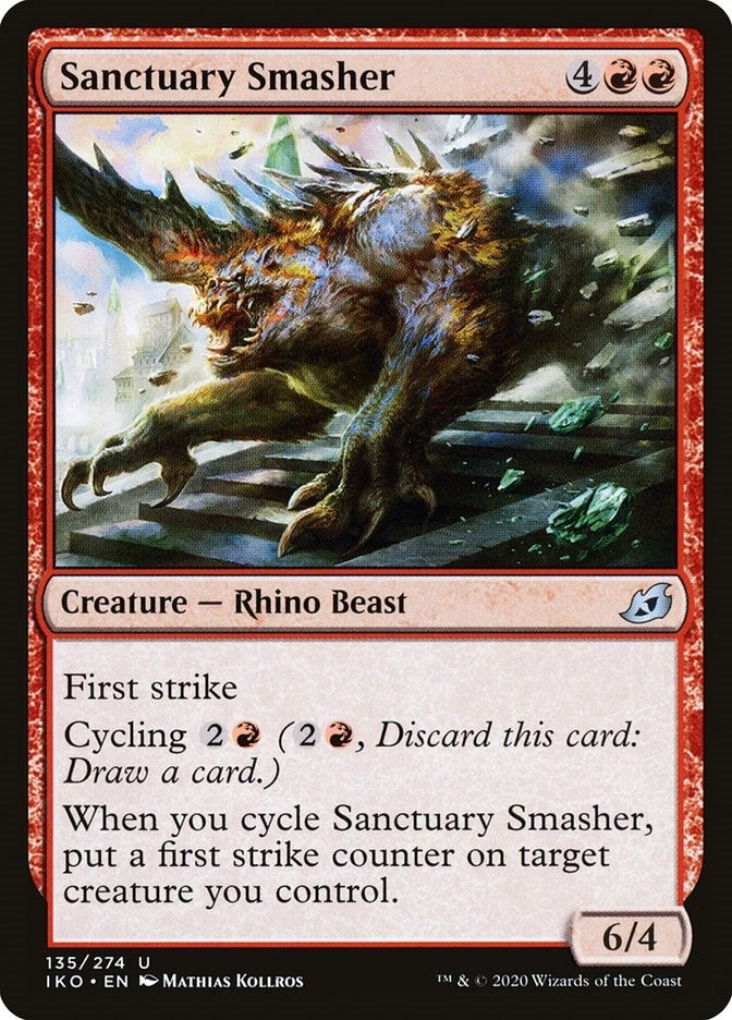 Image for Sanctuary Smasher (Ikoria: Lair of Behemoths) (135) - Magic: The Gathering