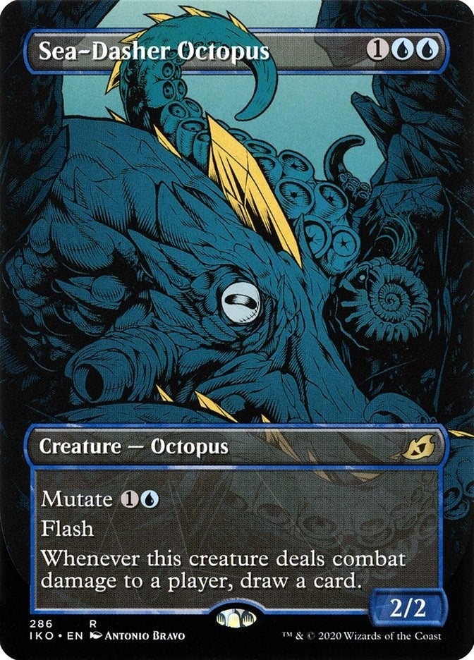 Image for Sea-Dasher Octopus (Showcase) (Ikoria: Lair of Behemoths) (286) - Magic: The Gathering