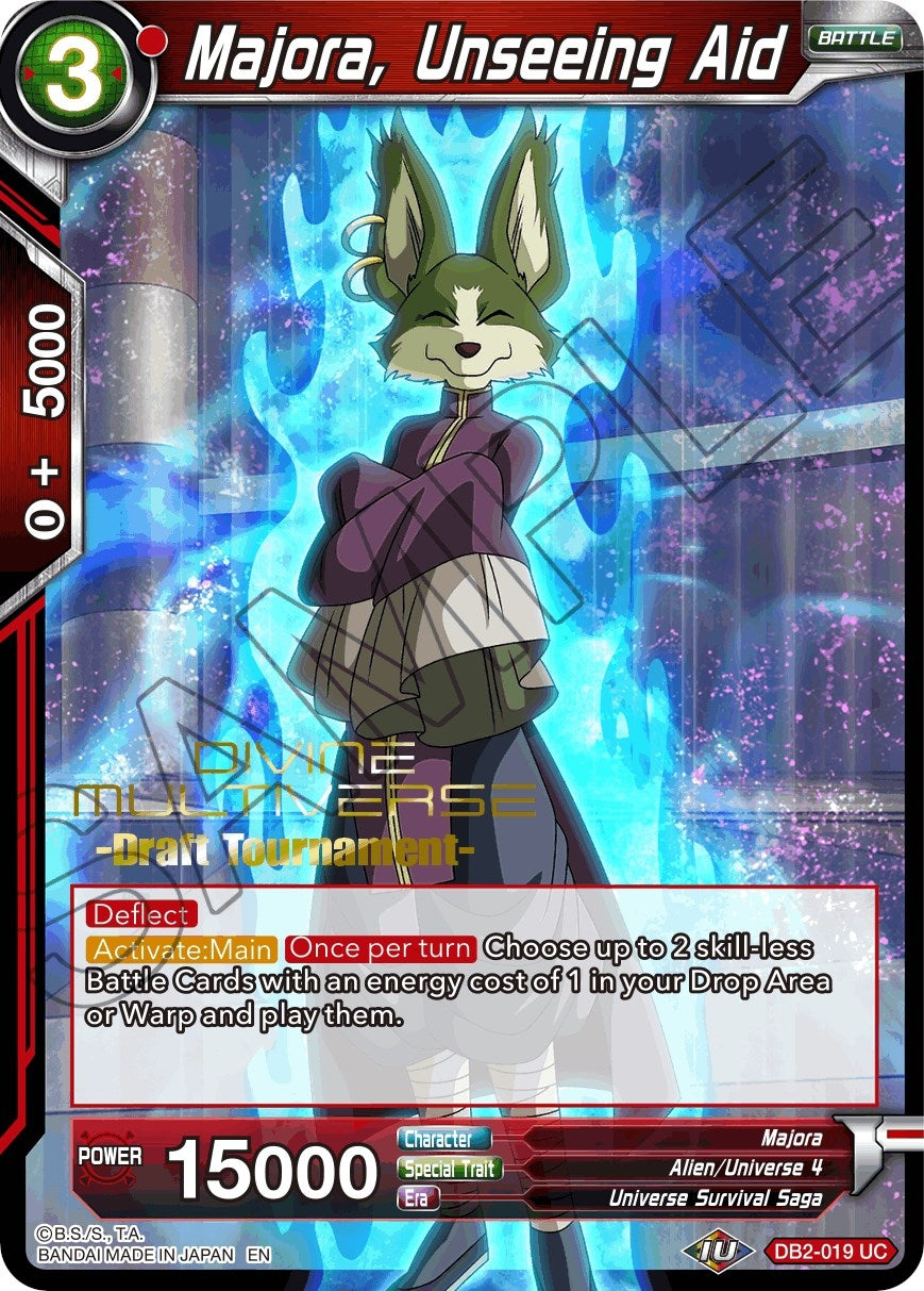 Image for Majora, Unseeing Aid (Divine Multiverse Draft Tournament) (Tournament Promotion Cards) (DB2-019) - Dragon Ball Super: Masters