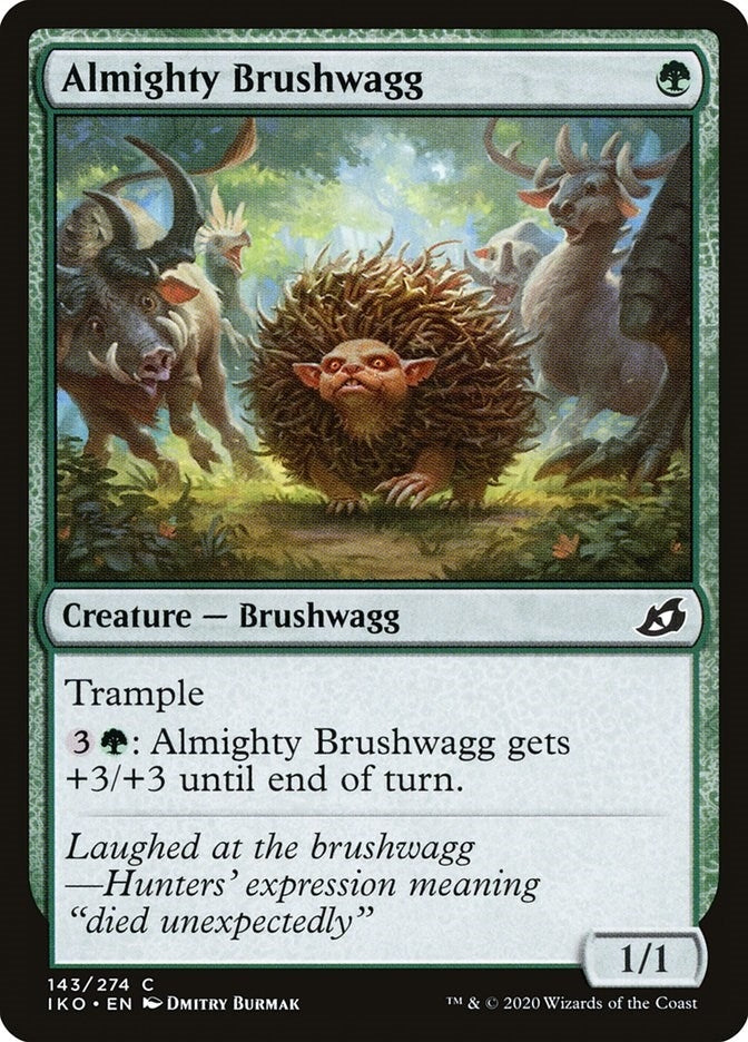 Image for Almighty Brushwagg (Ikoria: Lair of Behemoths) (143) - Magic: The Gathering