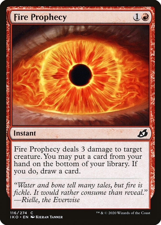 Image for Fire Prophecy (Ikoria: Lair of Behemoths) (116) - Magic: The Gathering