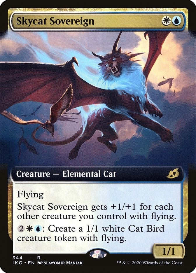 Image for Skycat Sovereign (Extended Art) (Ikoria: Lair of Behemoths) (344) - Magic: The Gathering