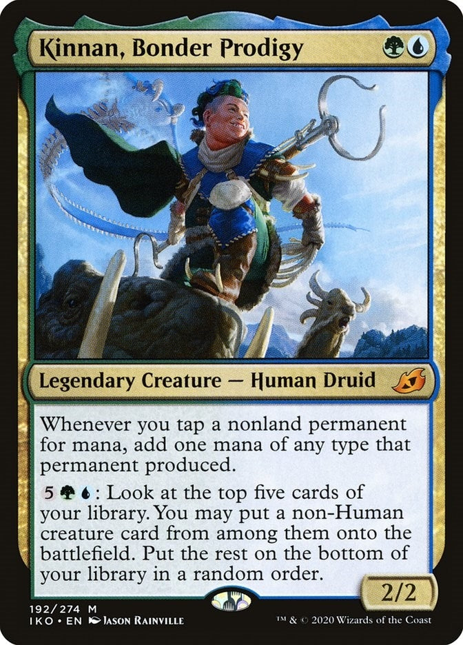 Image for Kinnan, Bonder Prodigy (Ikoria: Lair of Behemoths) (192) - Magic: The Gathering