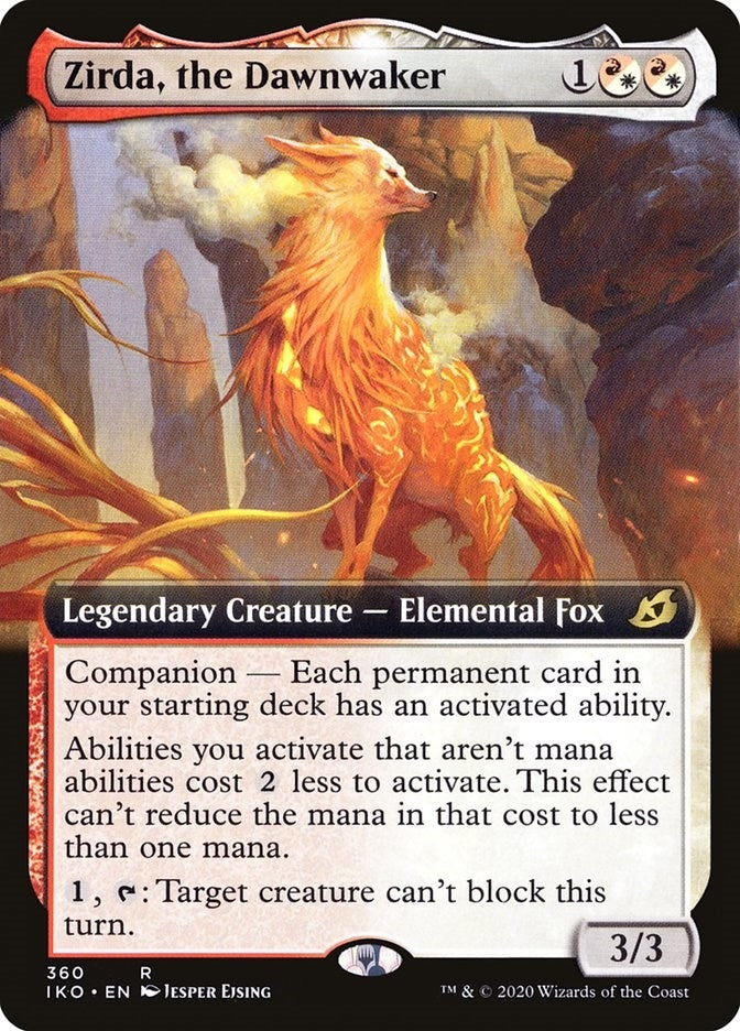 Image for Zirda, the Dawnwaker (Extended Art) (Ikoria: Lair of Behemoths) (360) - Magic: The Gathering