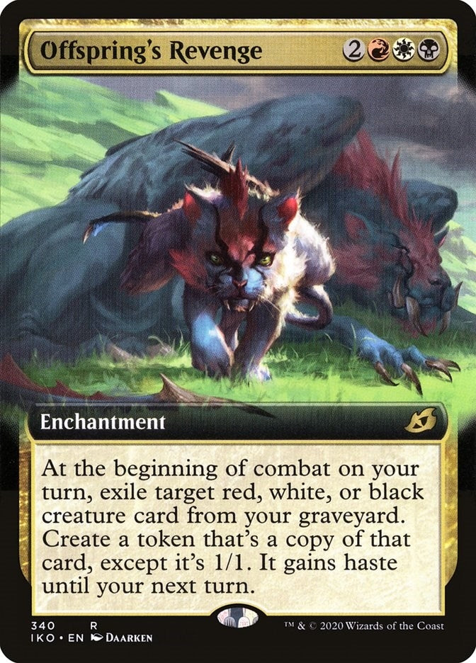 Image for Offspring's Revenge (Extended Art) (Ikoria: Lair of Behemoths) (340) - Magic: The Gathering