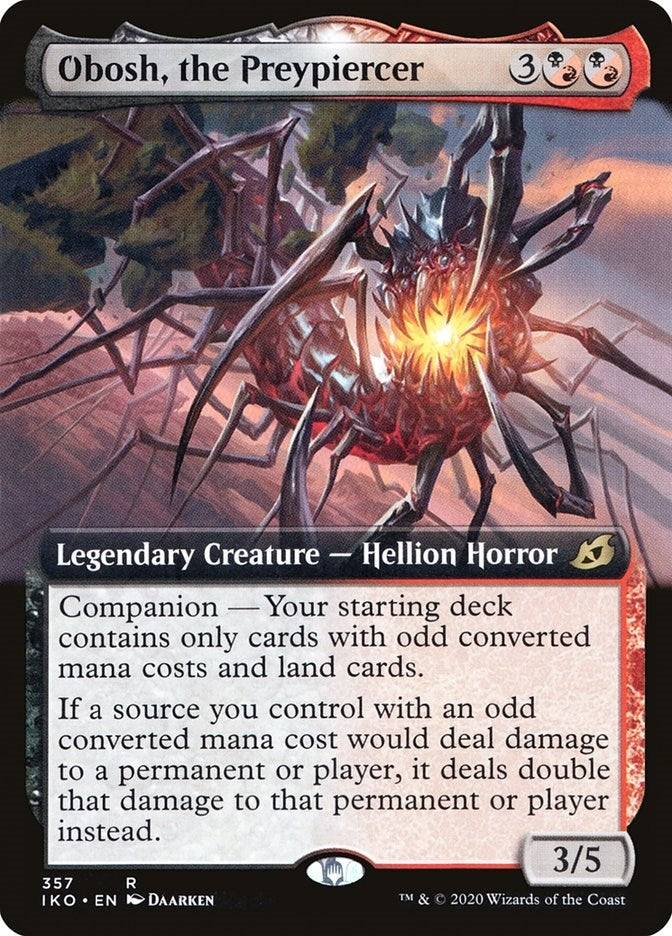 Image for Obosh, the Preypiercer (Extended Art) (Ikoria: Lair of Behemoths) (357) - Magic: The Gathering