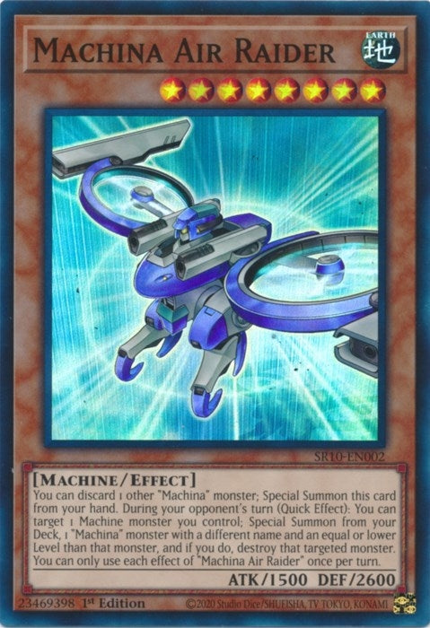 Image for Machina Air Raider (Structure Deck: Mechanized Madness) (SR10-EN002) - YuGiOh