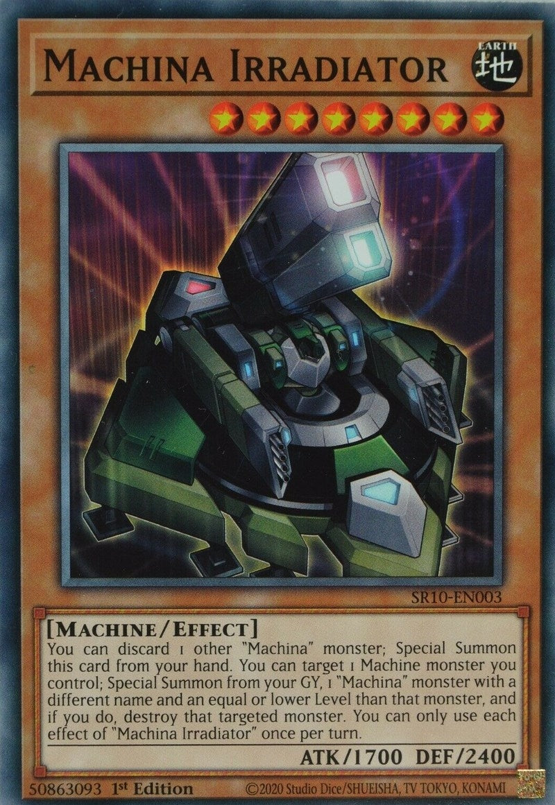 Image for Machina Irradiator (Structure Deck: Mechanized Madness) (SR10-EN003) - YuGiOh