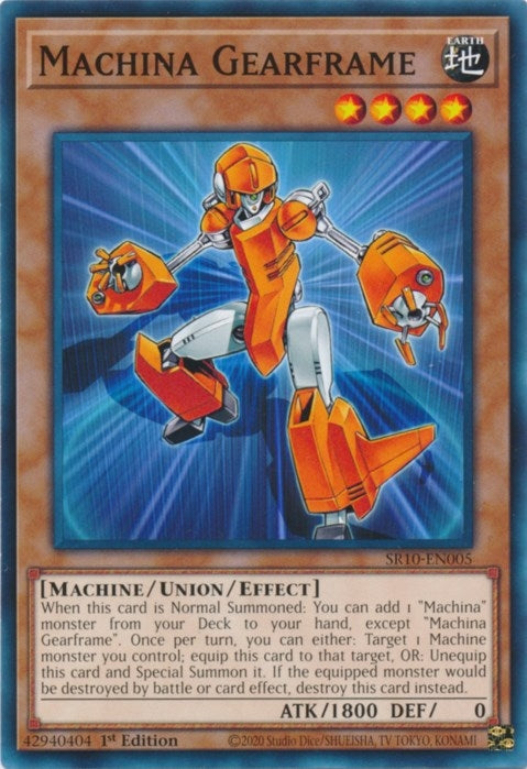 Image for Machina Gearframe (Structure Deck: Mechanized Madness) (SR10-EN005) - YuGiOh