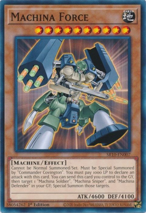 Image for Machina Force (Structure Deck: Mechanized Madness) (SR10-EN007) - YuGiOh