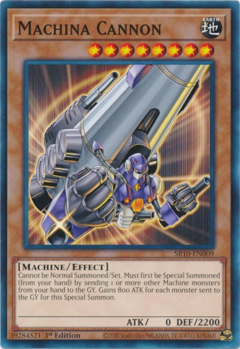 Image for Machina Cannon (Structure Deck: Mechanized Madness) (SR10-EN009) - YuGiOh
