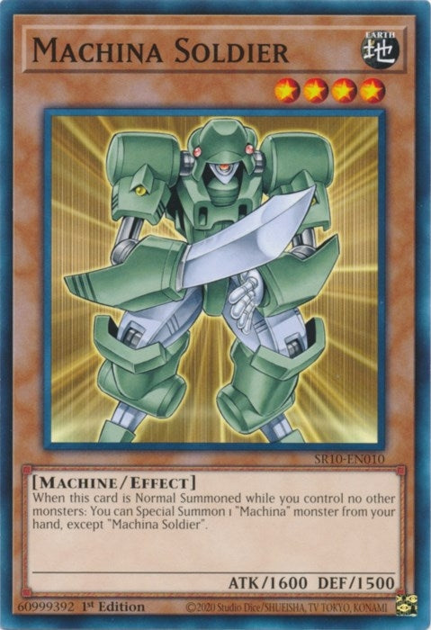 Image for Machina Soldier (Structure Deck: Mechanized Madness) (SR10-EN010) - YuGiOh