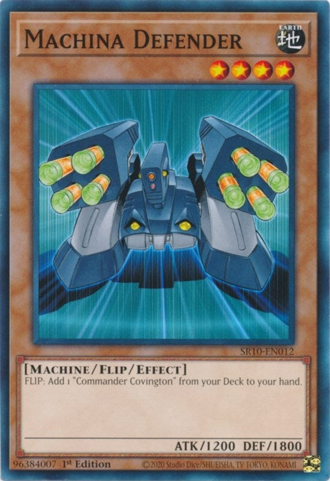 Image for Machina Defender (Structure Deck: Mechanized Madness) (SR10-EN012) - YuGiOh