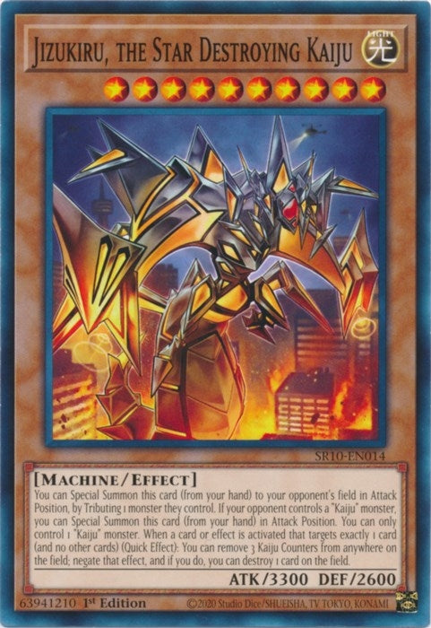 Image for Jizukiru, the Star Destroying Kaiju (Structure Deck: Mechanized Madness) (SR10-EN014) - YuGiOh