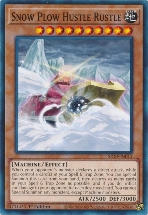 Image for Snow Plow Hustle Rustle (Structure Deck: Mechanized Madness) (SR10-EN015) - YuGiOh