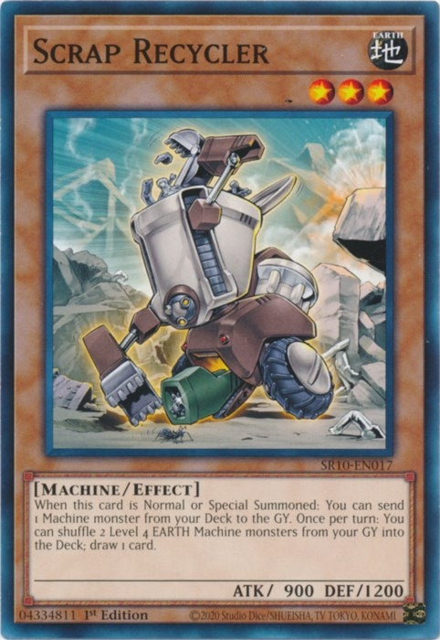 Image for Scrap Recycler (Structure Deck: Mechanized Madness) (SR10-EN017) - YuGiOh