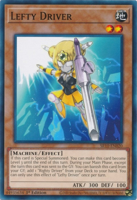 Image for Lefty Driver (Structure Deck: Mechanized Madness) (SR10-EN020) - YuGiOh