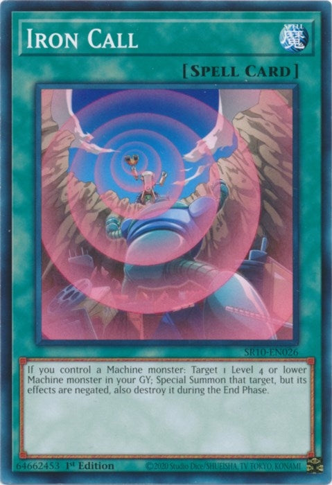 Image for Iron Call (Structure Deck: Mechanized Madness) (SR10-EN026) - YuGiOh