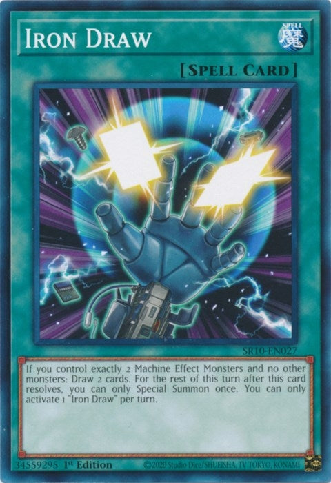 Image for Iron Draw (Structure Deck: Mechanized Madness) (SR10-EN027) - YuGiOh