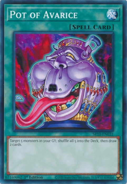 Image for Pot of Avarice (Structure Deck: Mechanized Madness) (SR10-EN031) - YuGiOh