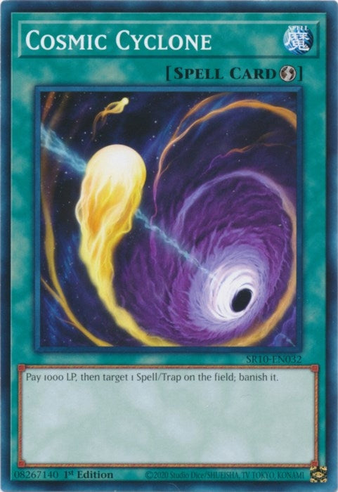 Image for Cosmic Cyclone (Structure Deck: Mechanized Madness) (SR10-EN032) - YuGiOh