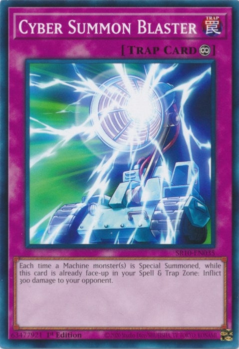 Image for Cyber Summon Blaster (Structure Deck: Mechanized Madness) (SR10-EN035) - YuGiOh
