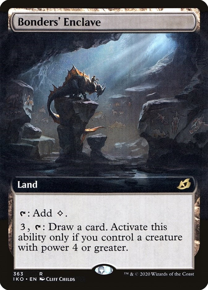Image for Bonders' Enclave (Extended Art) (Ikoria: Lair of Behemoths) (363) - Magic: The Gathering