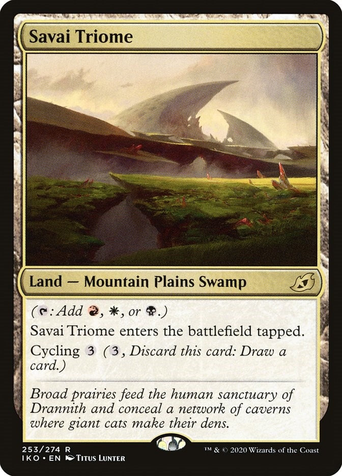 Image for Savai Triome (Ikoria: Lair of Behemoths) (253) - Magic: The Gathering